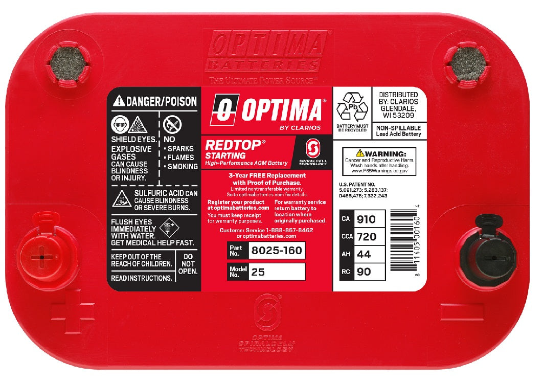 OPTIMA REDTOP 25