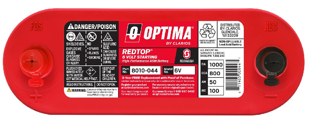 OPTIMA REDTOP 6V