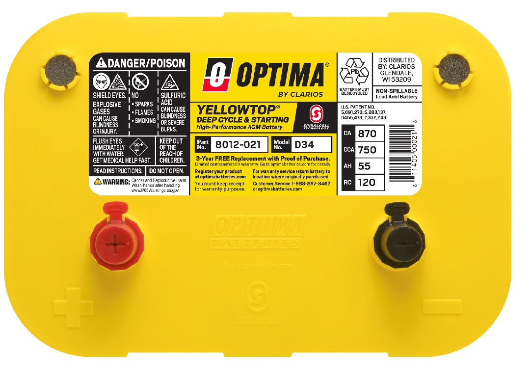 OPTIMA YELLOWTOP D34