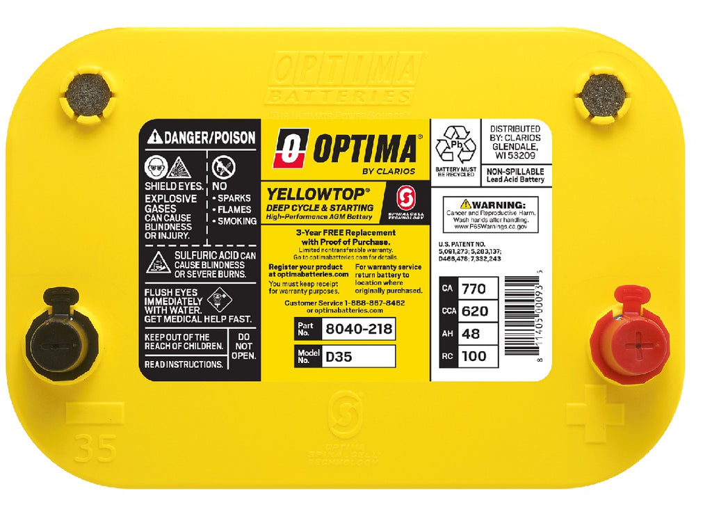 OPTIMA YELLOWTOP D35
