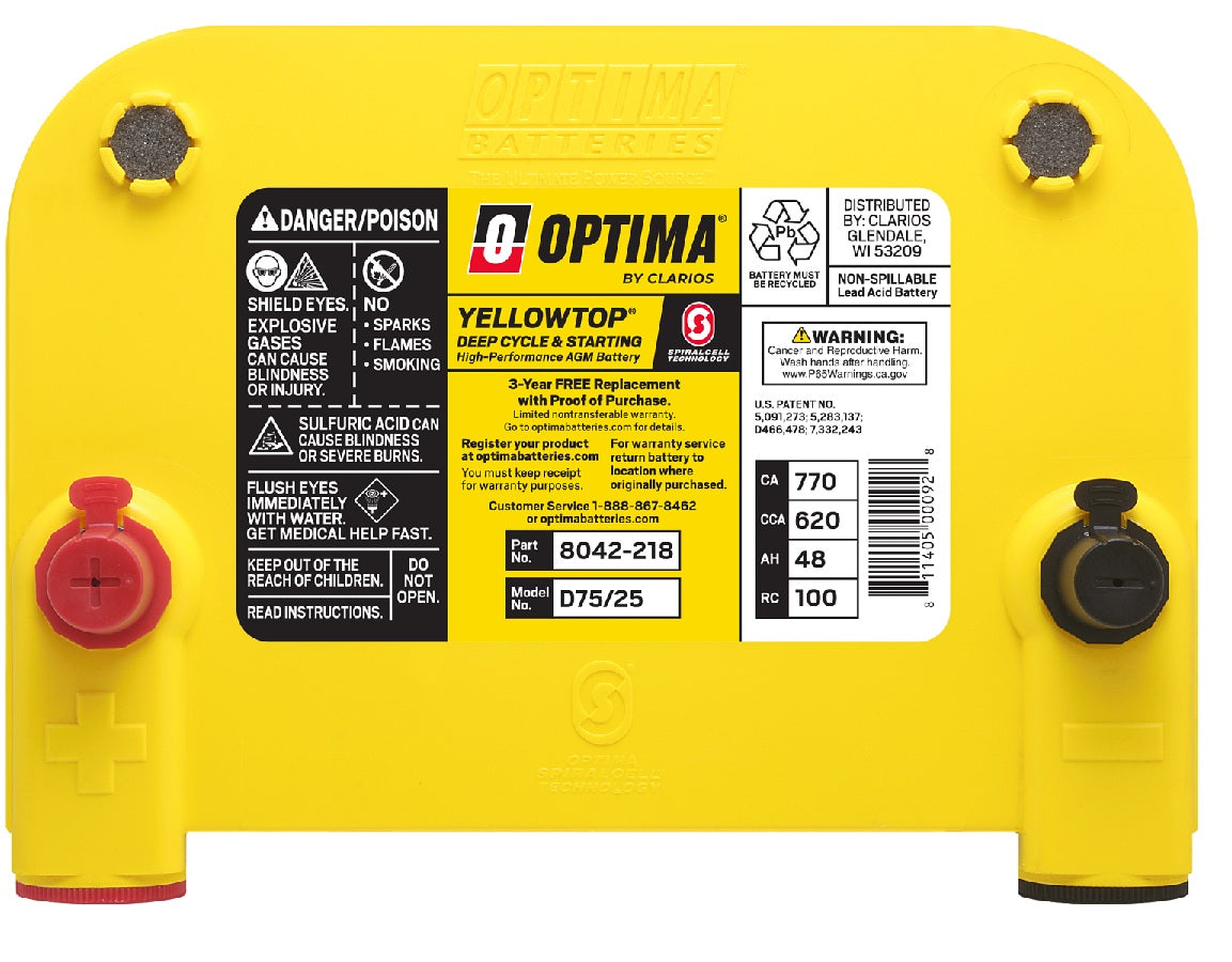 OPTIMA YELLOWTOP D75/25