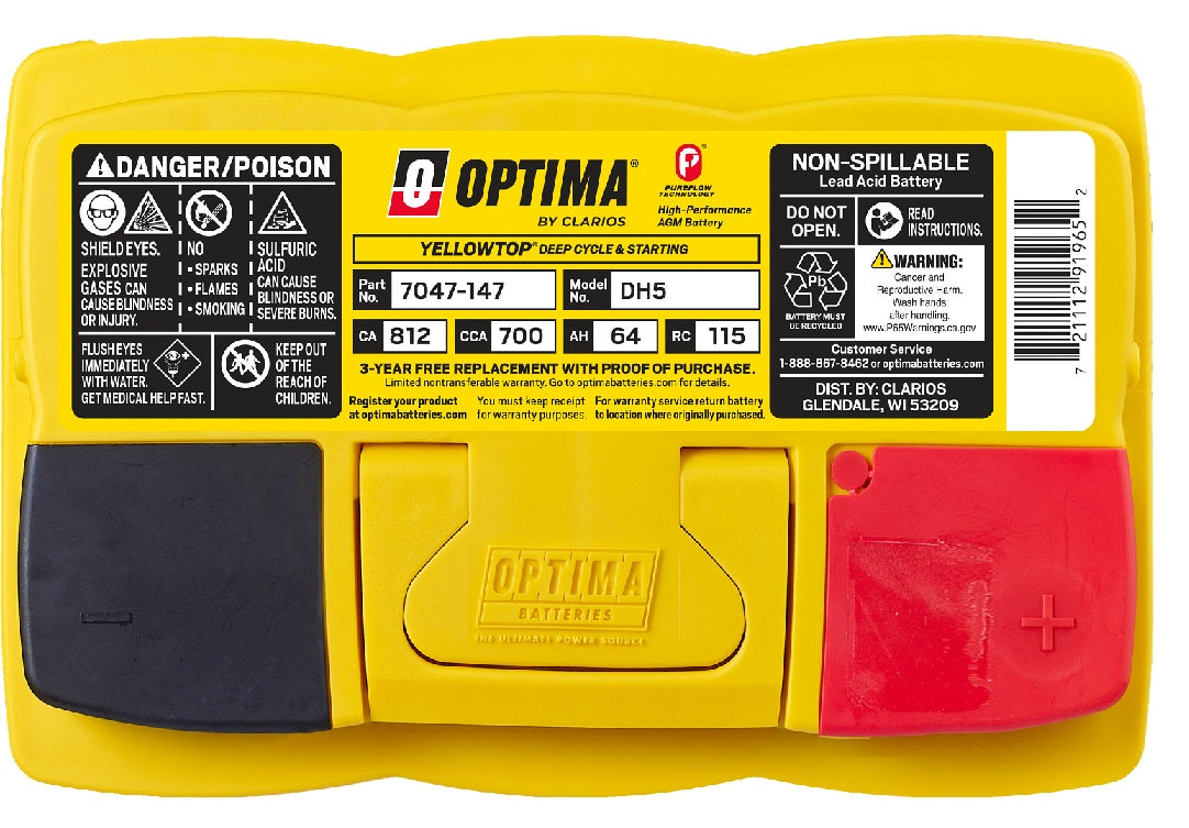 OPTIMA YELLOWTOP DH5