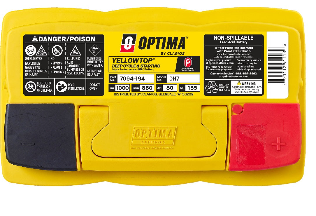 OPTIMA YELLOWTOP DH7
